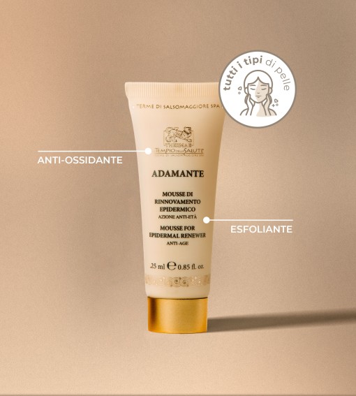 Adamante Exfoliating mousse for the face of Epidermal Renewal | Thermae Il Tempio della Salute